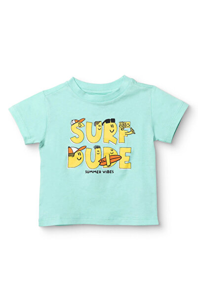 ebebek Hello Baby HelloBaby Erkek Bebek Tshirt Süprem Bisiklet Yaka Kısa Kol