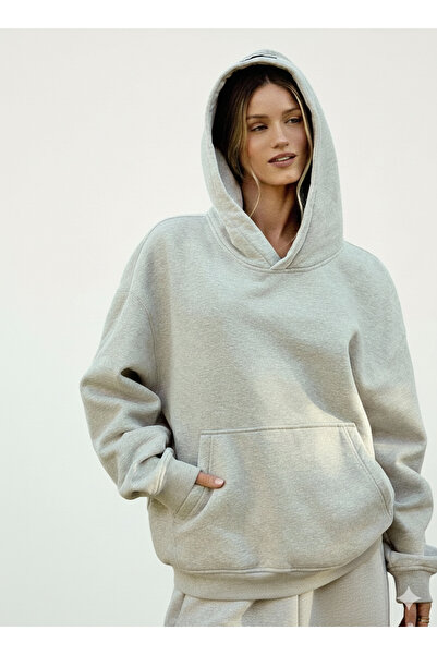 LUMİZA Combed Cotton Women & Men Unisex Hooded Tracksuit Set - Casual Sport H...