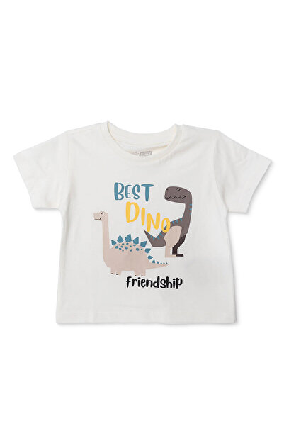 ebebek Hello Baby HelloBaby Erkek Bebek Tshirt Süprem Bisiklet Yaka Kısa Kol