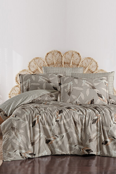 First Choice Perlan %100 Pamuk 300 TC (120 Tel) Çift Kişilik Nevresim Takımı