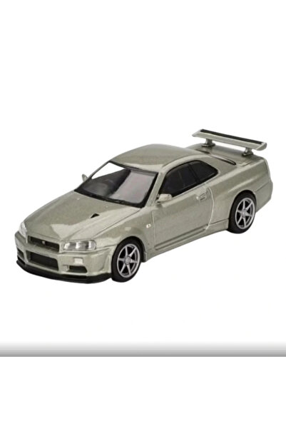 mini gt 1/64 Nissan Skyline GT-R (R34) V-Spec II Nür Millenium Jade - Blister Paket