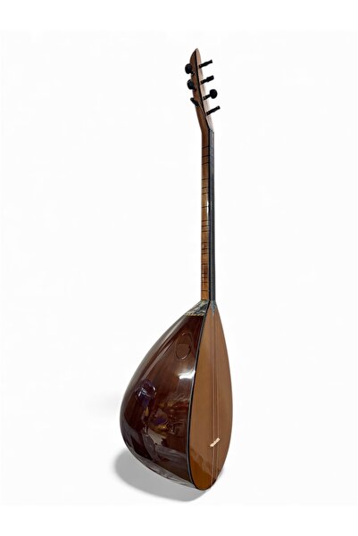 bademüzik Profesyonel Kısa Sap Bağlama, Amerikan Cevizi, Kanada Kapak, Abanoz Burgu, Sedefli Mihrap