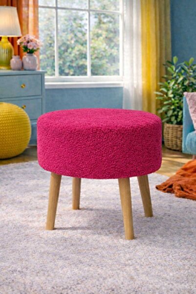 İMOKA DİZAYN NUO Wellsoft Fuşya Çok Amaçlı Dekoratif Puf