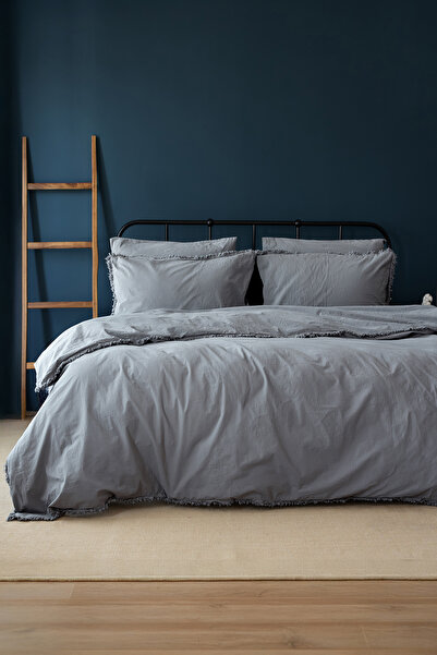 First Choice Set de husă de pilotă dublă Polina, 100% bumbac, spălată cu piatră