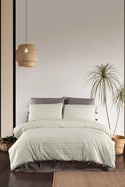 First Choice Poem %100 Pamuk Stonewashed Çift Kişilik Nevresim Takımı