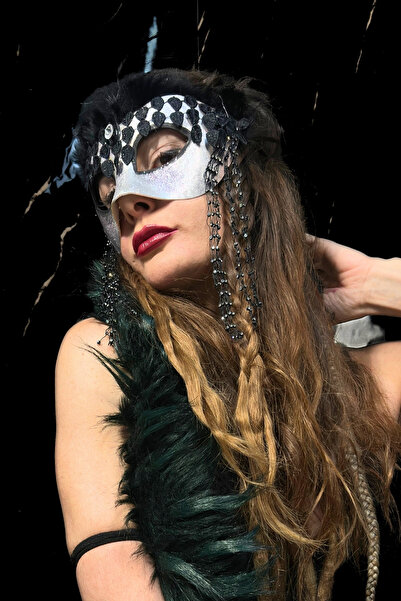 Quincey THERİAN KEDİ MASKESİ HALLOWEEN FANTAZİ PARTİ