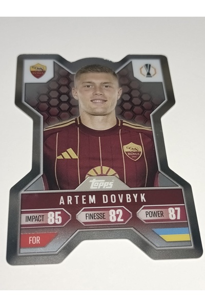 Topps Match Attax Extra 24/25 Chrome Shield Artem Dovbyk