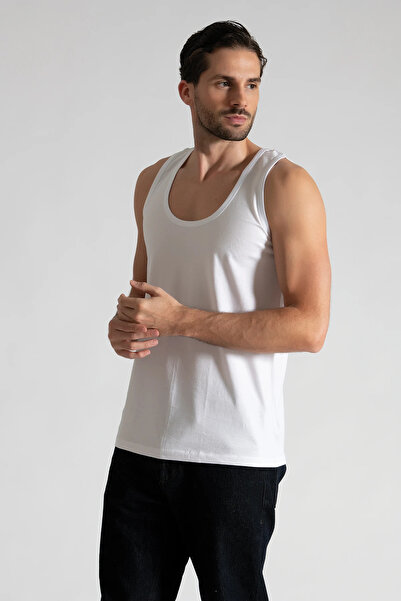 Tutku Elit قميص داخلي رجالي من القطن الممشط من إيليت ELT1001