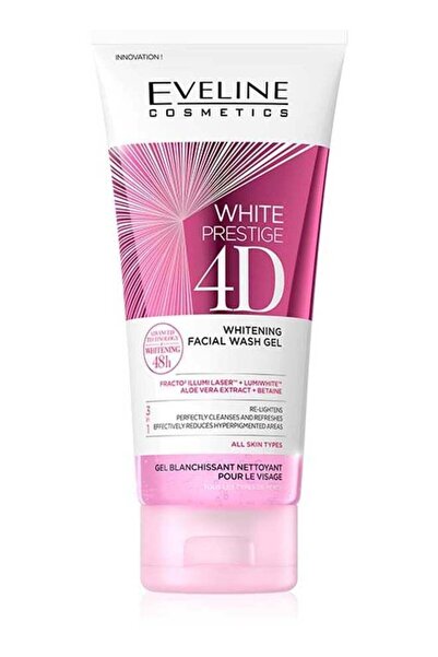 Eveline White Prestige 4D Whitening Facial Wash Gel Pink 200ml