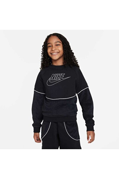 Nike Sportswear Amplify Kids Black Sweatshirt