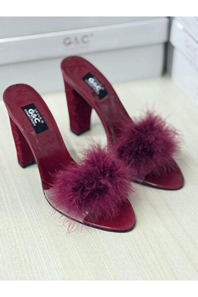 MİSS AYZA İÇTEN GELEN ŞIKLIK Gc Gift & Dowry Stone Feather Slippers