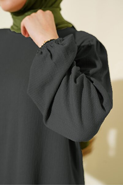 Modamorfo Women's Tunic Pants Top and Bottom Set 6663 - Anthracite