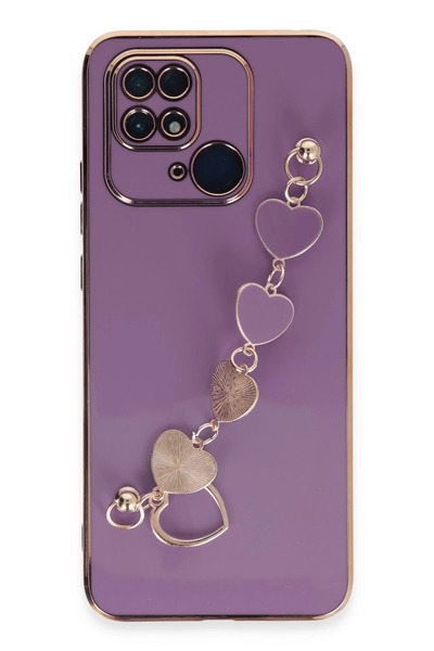 New Face Mtxdpn Xiaomi Redmi 10C Case Esila Silicone (230812) - Purple