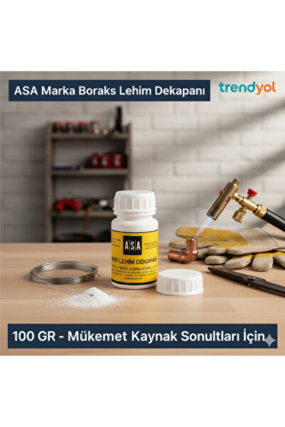 Universal ASA Marka Boraks Sert Lehim Dekapanı 100 GR - Kaynak ve Lehim Pastası