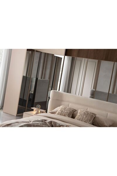 Doressa Bons Full Aynalı Köşe Gardırop