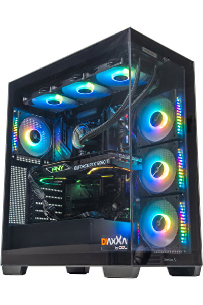 Diaxxa PC Gaming AMD Ryzen 9 9900X3D 32GB DDR5 SSD 2TB NVIDIA RTX 5070 Ti 16GB 256 bit WiFi BT
