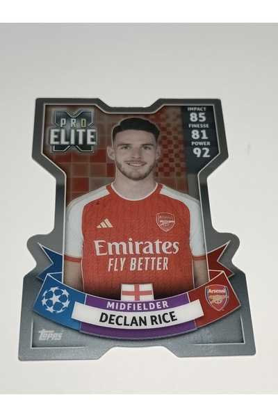 Topps Chrome X Pro Elite Declan Rice Match Attax Extra