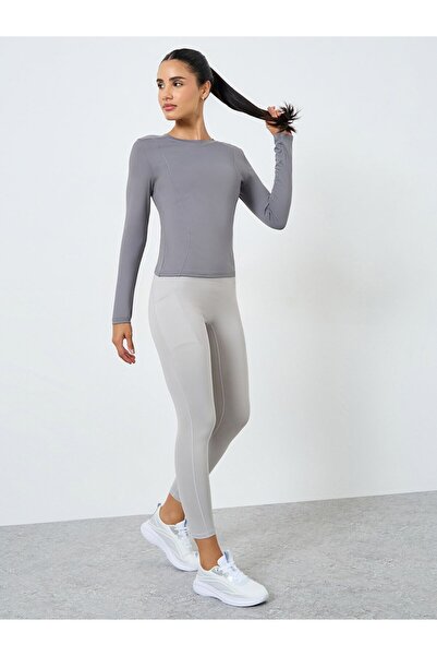 Styli Broad Waist Pocket Detail Leggings