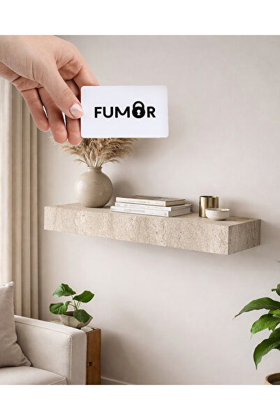 Fumor Gizli Bölmeli NFC Kartlı Raf | RFID Kilitli Güvenli Saklama