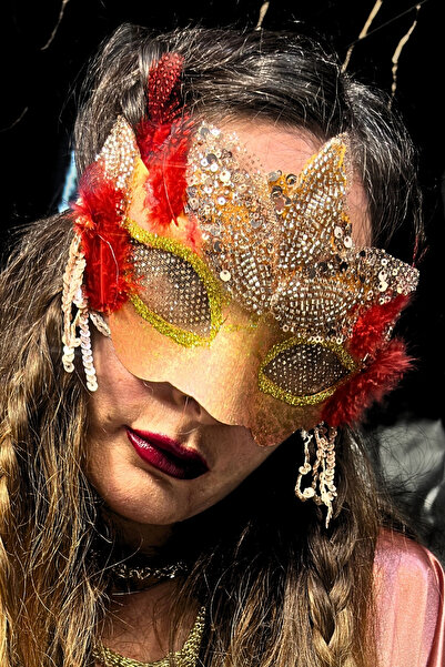 Quincey THERİAN KEDİ MASKESİ HALLOWEEN FANTAZİ PARTİ