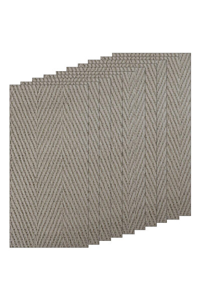 Teno Σετ 10 πάνελ ταπετσαρίας 3D Teno®, με όψη υφάσματος, 7,2 τ.μ., 120×60 εκ., σε χρώμα γκρι σκονισμένου χρώματος