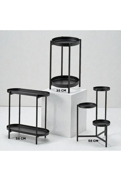 IKEA OLIVBLAD ÇİÇEKLİK SETİ (58 CM - 56 CM - 35 CM 3 ADET )