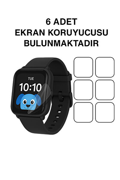 TCL MT40x-MT40 Akıllı Çocuk Saati Ekran Koruyucusu (6 ADET)Nano Esnek Koruma