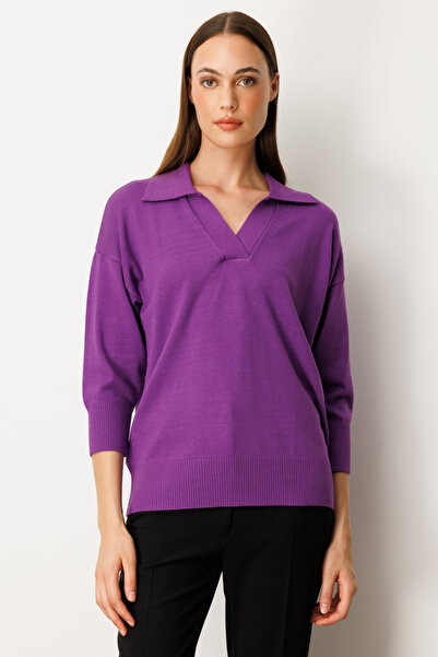 ON 65301 Truvakar Sleeve with Patch Polo Neck Bluz