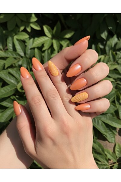 TR ✨ El İşlemesi ombre 24’lü Birinci Kalite Jel Protez Takma Tırnak ✨