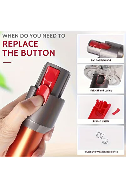 FESECRAFT مشبك قفل جهاز التنظيف بالشفط المتوافق مع V7 V8 V10 V15، جهاز تنظيف ...