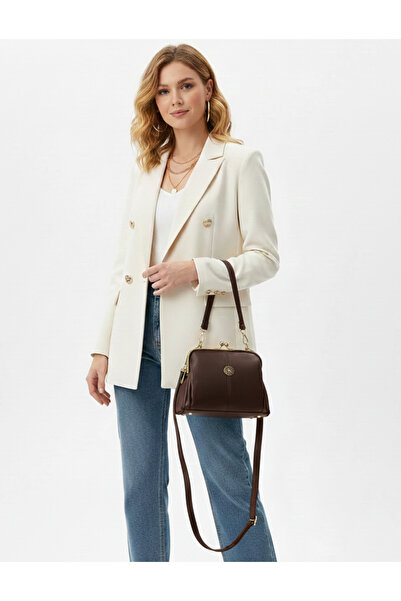 Çanta Trend Γυναικεία τσάντα ώμου και χιαστί με ρυθμιζόμενο λουράκι 4 τμημάτω...