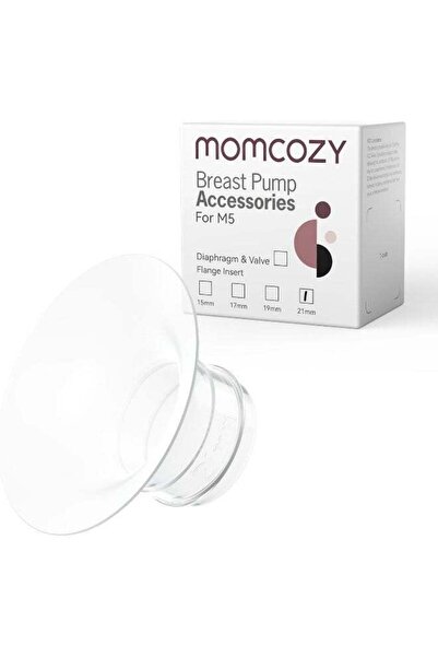 Momcozy ملحقات مضخة الثدي M5، قطعة واحدة، حشوة شفة مقاس 21 مم