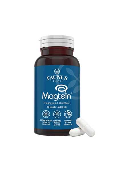 Faunus Plant L-treonat de magneziu Magtein® – Formulă complexă de magneziu pentru stres și oboseală