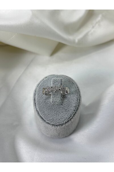 divakse Steel Ring with Zircon Stone Star Model Silver