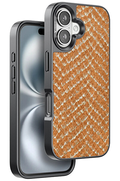 venco غطاء OZLSTOR لهاتف آيفون 16 (234940) - بني