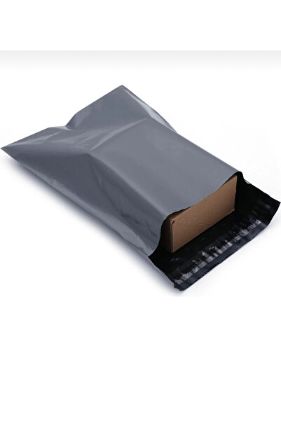 BİRİKİM AMBALAJ Cargo Bag 17X23+5 Without Pocket Inside Black Outside Gray 10...