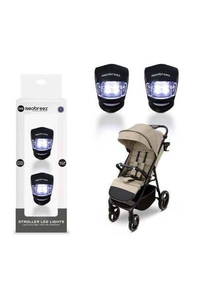 Generic أضواء تحذيرية جديدة من نيو بريز لعربات الأطفال - عبوة من قطعتين