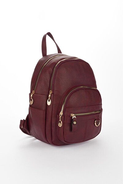 samilon BORDO YIKAMALI SIRT ÇANTASI