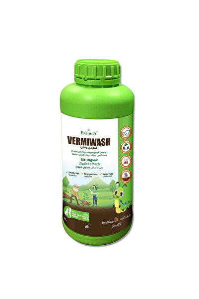 Desert Energy سماد سائل عضوي حيوي من فيرميواش، لتر واحد