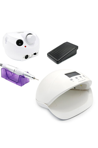 global fashion Electric file kit 601 35000rpm + nail lamp G50 50W