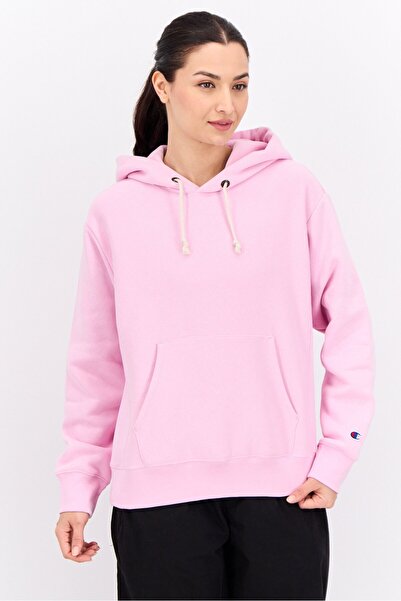 Champion Women Sportswear Fit Long Sleeve Outdoor Hoodies, Pink