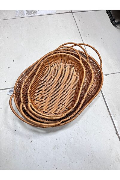 South house طقم صواني خوص مع مسكة