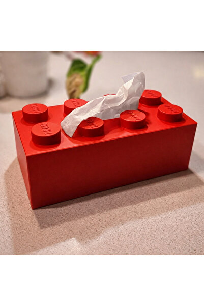 ALESTA TASARIM Lego Napkin Holder (Red)