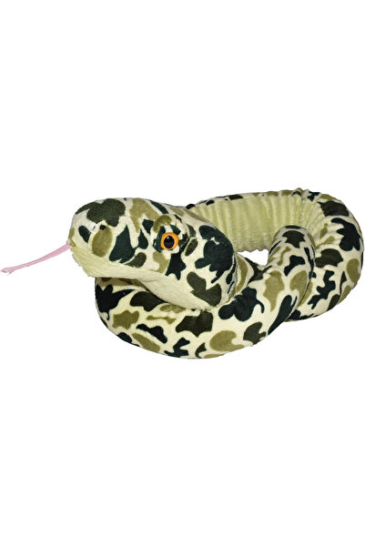 Wild Republic Snake Camo Green Toy - Articulated Snake, Green Camouflage Patt...