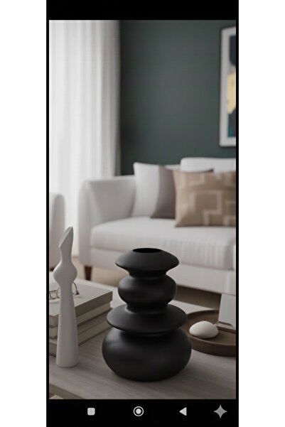 Lui Tasarım Nordic Style Black Sapphire Vase