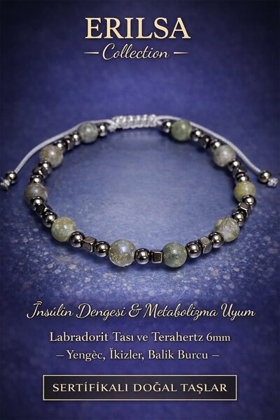 Erilsa Certified Sugar Balance and Metabolism Harmony Bracelet – Labradorite ...