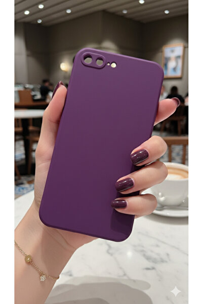 TechTrove Apple iPhone 7 Plus - 8 Plus İçin Uyumlu Içi Kadife Leke Tutmaz Kam...