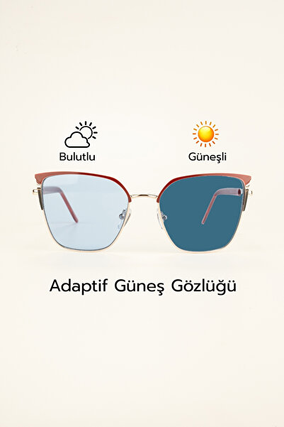 TARSS نظارات شمسية من نوع Cat Eye باللون الأزرق المعدني من سويفيا |   لون الز...