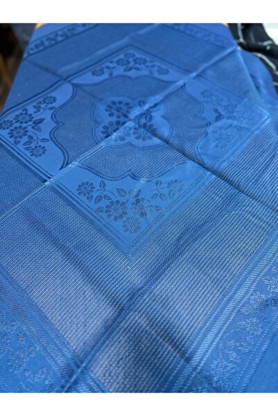 UluTeks ETAMİN İŞLEMELİK BOHÇA ETAMİN MASA ÖRTÜSÜ (LACİVERT)