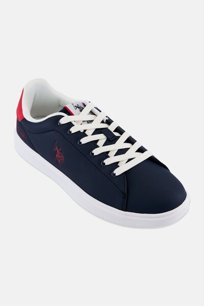 U.S. Polo Assn. Men Brand Logo Lace Up Casual Shoes, Navy